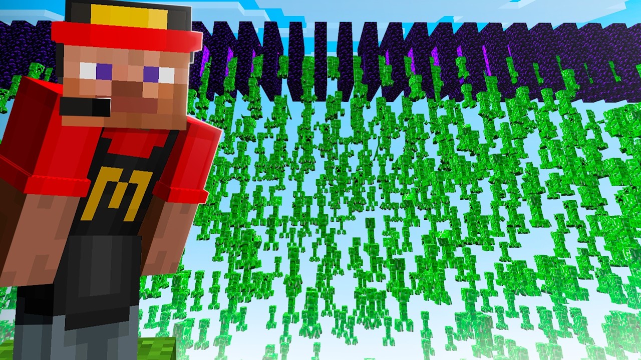 I Built the FASTEST Creeper Farm on the Server!