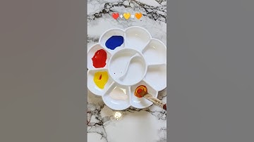 Color Mixing | Create 6 new colors from 3 primary colors #colormixing #artvideo #painting #shorts