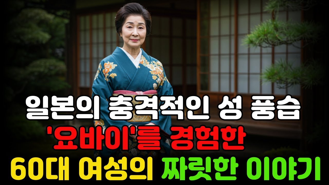[일본 메이지시대] 60세 여성이 충격적인 '요바이' 성 풍습으로 결혼한  회고담입니다