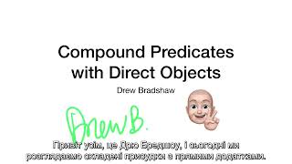 Compound Predicates with Direct Objects UKRAINIAN