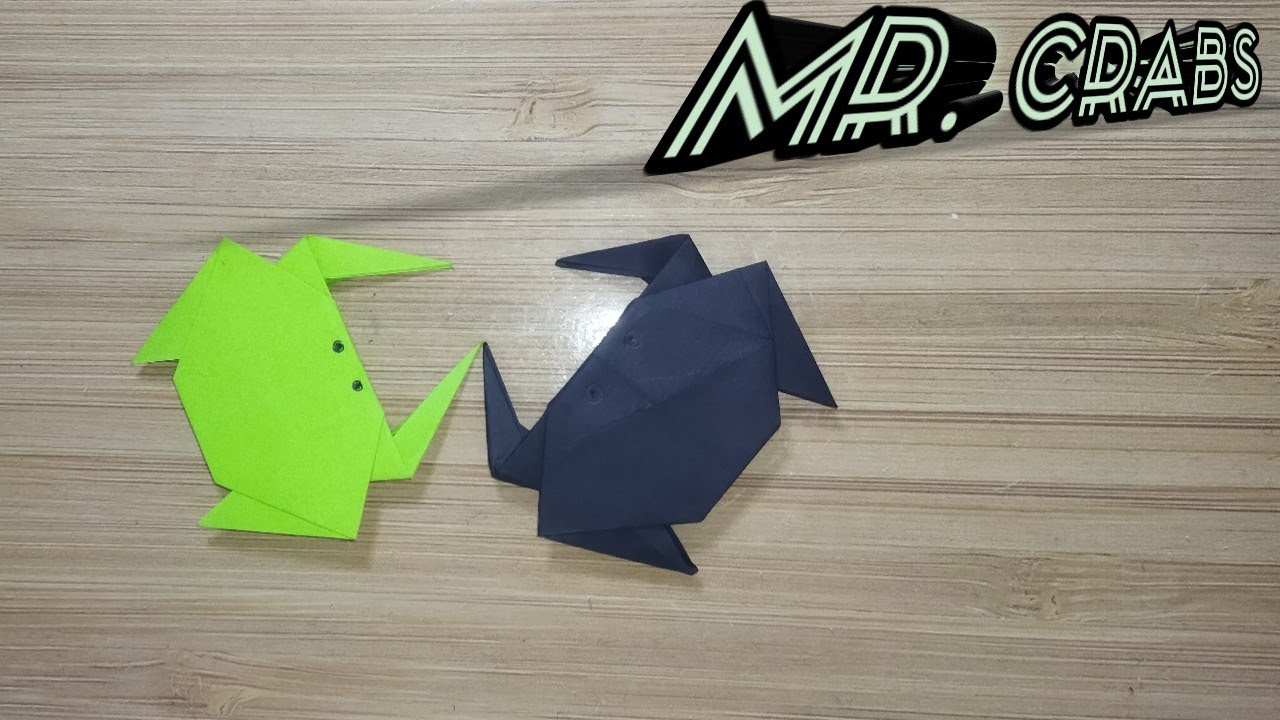 How to Make an Animal || DIY Origami Animal - Crabs