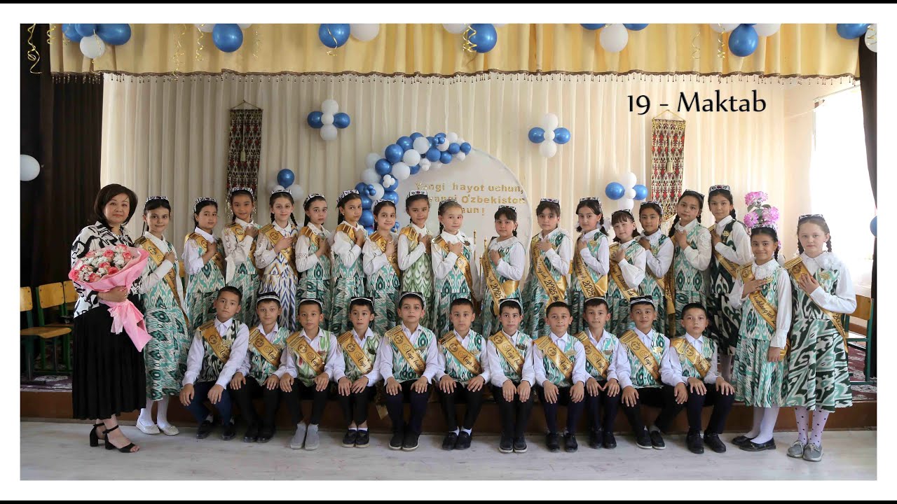 XAYR BIRINCHI USTOZIM 2025  4 - B SINF URGANCH SHAHAR 19-MAKTAB