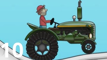 Hill Climb Racing - Gameplay Walkthrough Part 10 - Tractor (iOS, Android)