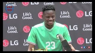 Harambee Stars goalkeeper Bryne Omondi named SJAK Sports Personality of August 2025
