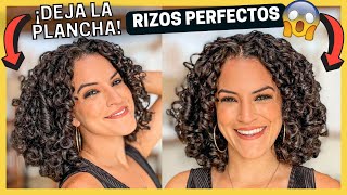 NUEVA RUTINA que deja los RIZOS PERFECTOS , 100% DEFINIDOS y ❌SIN FRIZZ para Eventos Importantes