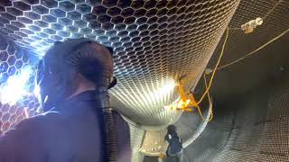 Part 1 - Refinery hex mesh mig welding work | For Secret Project
