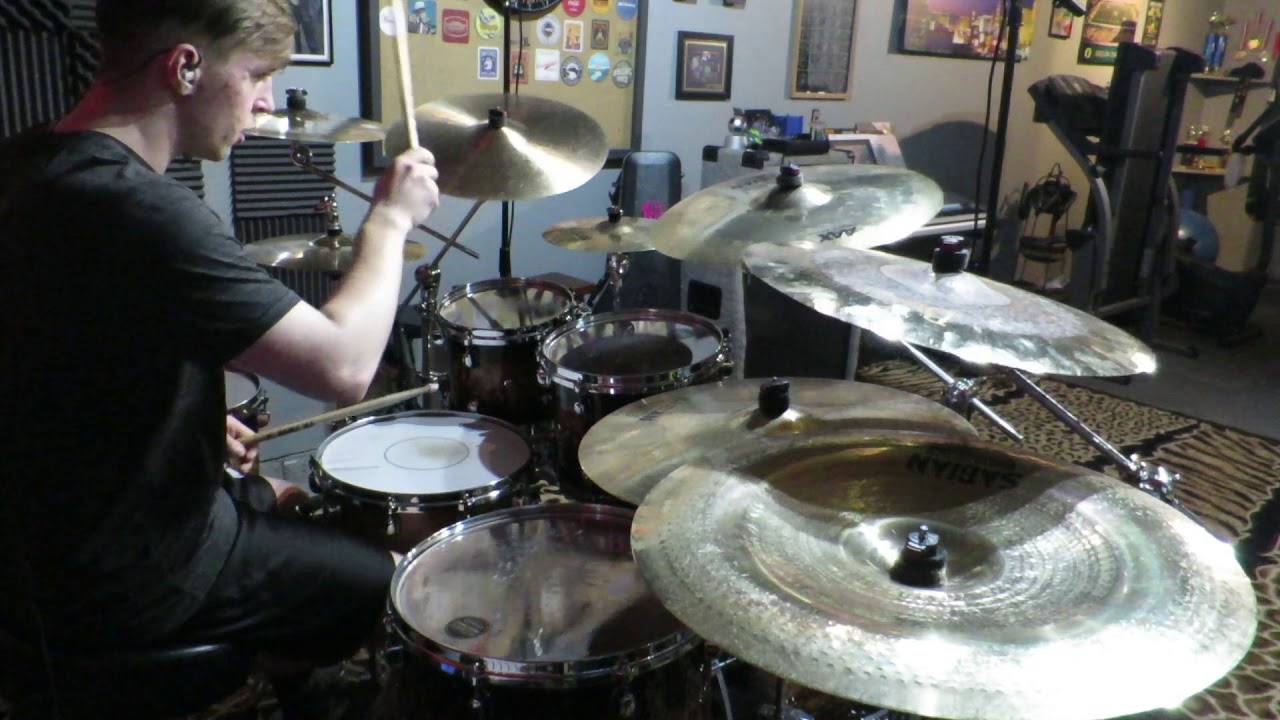 Wolves At The Gate - The Bird and the Snake drum cover by Cody Cook