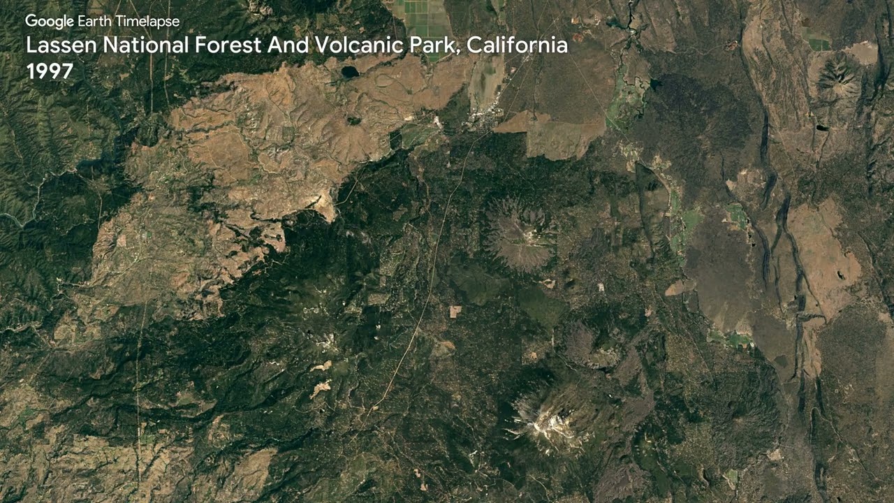 Lassen National Forest And Volcanic Park, California - Earth Timelapse