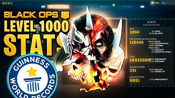 My Level 1000 Stats On Black Ops 4! (COD BO4)