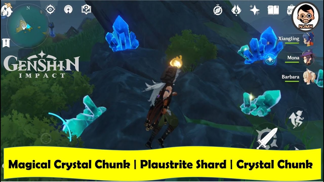 Video#2: (One Spot) Magical Crystal Chunk | Plaustrite Shard | Crystal Chunk | Genshin Impact | NJMH