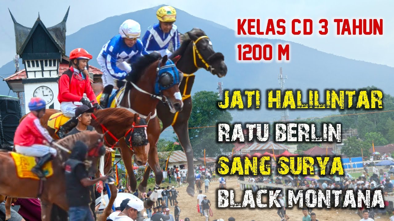 RACE 2 KELAS C/D 3 TAHUN  PACU KUDA PIALA GUBERNUR SUMBAR