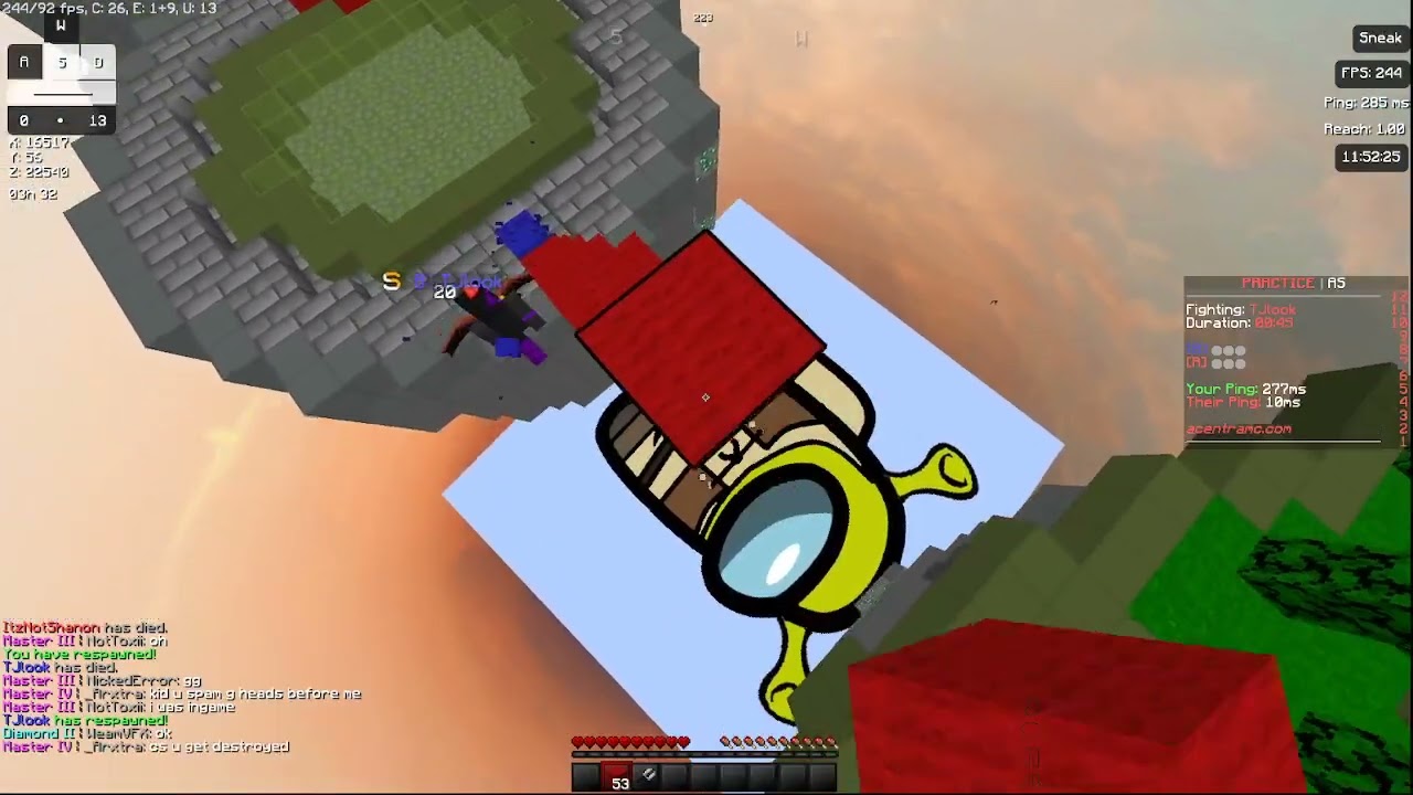 Playing on acentramc.com *raw footage*