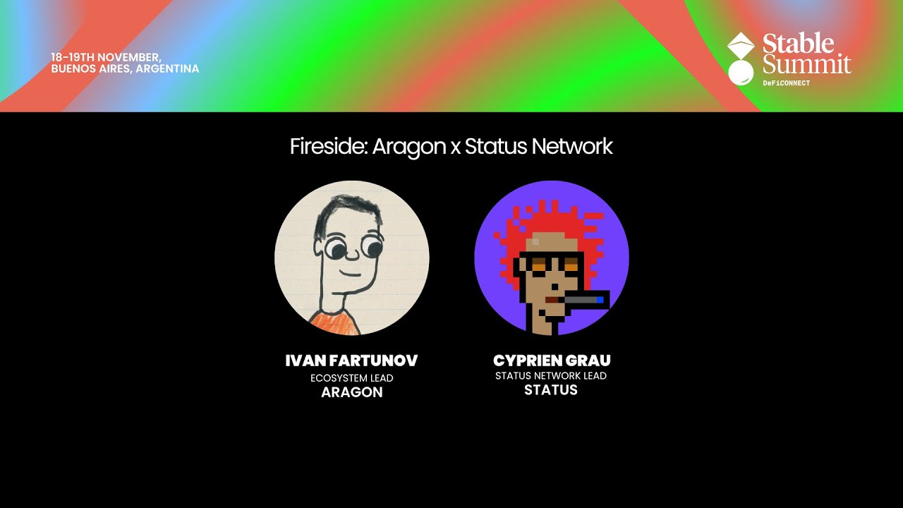 Fireside: Aragon x Status Network