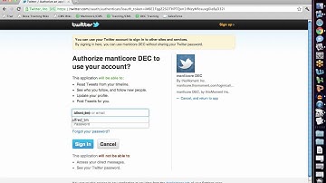 Community Manager: Add a Twitter Account