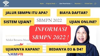 JADWAL UJIAN SBMPN 2022 TERBARU !