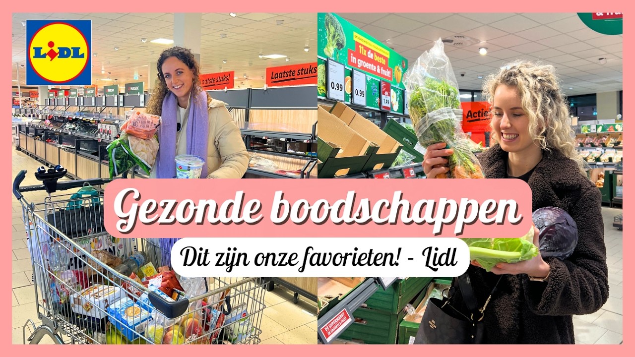 Dit zijn onze FAVORIETE PRODUCTEN 🙌🏼🥑 - Weekboodschappen LIDL 🛒🍎 - Travelling Sisters