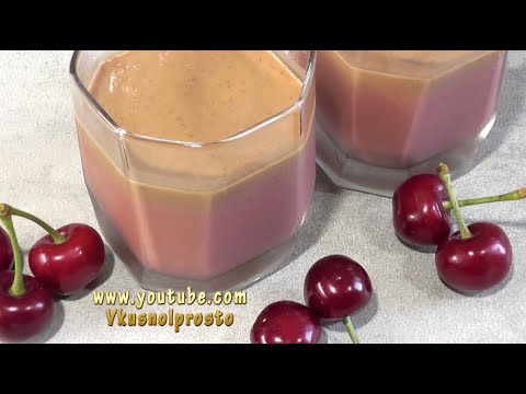 ЙОГУРТОВОЕ ЖЕЛЕ с ЯГОДАМИ🍒 ВИШНЁВЫЙ 🍨 ДЕСЕРТ 👩🍳 Легкий и Воздушный, как Облачко 👌👍