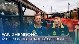 Mit Fan Zhendong durch Düsseldorf 🚌 Hop-on tour with Fan Zhendong in Düsseldorf 范振东带您畅游杜塞尔多夫随上随下观光巴士
