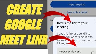 paano gumawa ng google meet link 2022 (how to create Google meet link)