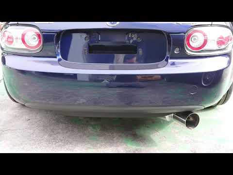 NC MX5 Miata Cat Back Exhaust Back Box Compilation - YouTube