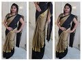 HOW TO DRAPE A SAREE TO LOOK SLIM - BEST AND EASY METHOD - STEP BY STEP PROCEDURE