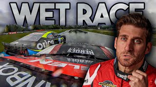 DESTROYING everyone in A WET RACE - EuroNASCAR Most Race 2