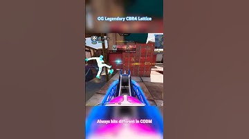 Most wanted Legendary CBR4 Lattice always hits different with the G.O.A.T Lionel Messi in CODM SND⚽️