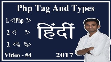 3 Php Tag, Tag Types, Tag Uses In Hindi 2017(5.3 min)