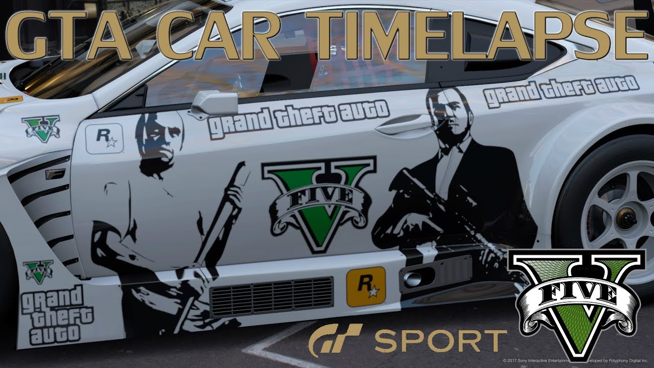 GT SPORT SPEED ART GTA V LEXUS TIMELAPSE