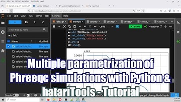 Multiple parametrization of Phreeqc simulations with Python and hatariTools - Tutorial