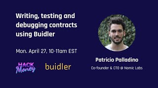Writing, testing and debugging contracts using Buidler