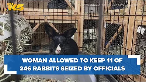 Pierce County woman allowed to keep 11 rabbits aft...
