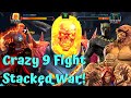 Crazy 9 Fight Stacked War! Boss Fight! Deathless Streak?! 4Loki! - Marvel Contest of Champions