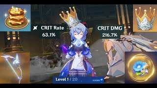 Level 1 Maxed Dps Ganyu Vs Childe | #Ganyu #Genshinimpact