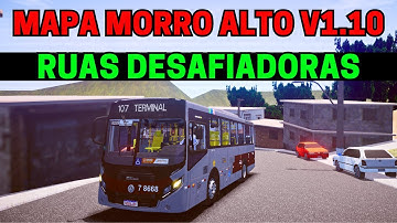 🔴Proton Bus Simulator Gameplay Mapa Morro Alto V1.10 Linha 107 | PBSU | Mods