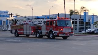 LAFD Light Force 39 Responding