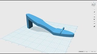 123D Design:  High Heel Shoe with The Intersect Tool