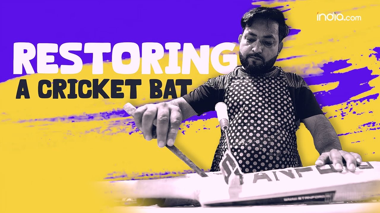 Cricket Bat Repair Watch How To Repair Cricket Bat Badly Broken Bat