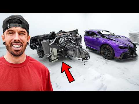 COMETÍ UN GRAN ERROR AL INTENTAR REPARAR EL BUGATTI CHIRON DESTROZADO