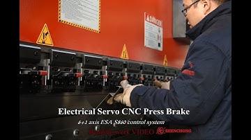 Electrical Servo CNC Press Brake Bending Workpiece