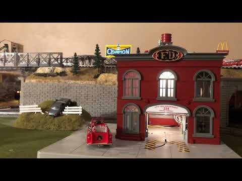 Lionel 2167080 HO Scale Fire Department Kit - Crazy Model Trains