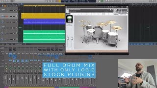 Adam Nolly Getgood: Full Drum Mix with stock Logic plugins