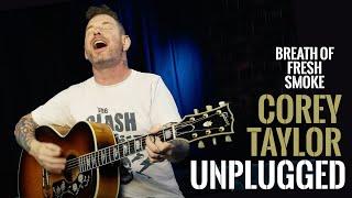 Corey Taylor performs “Breath of Fresh Smoke” unplugged at Guitar World Studios