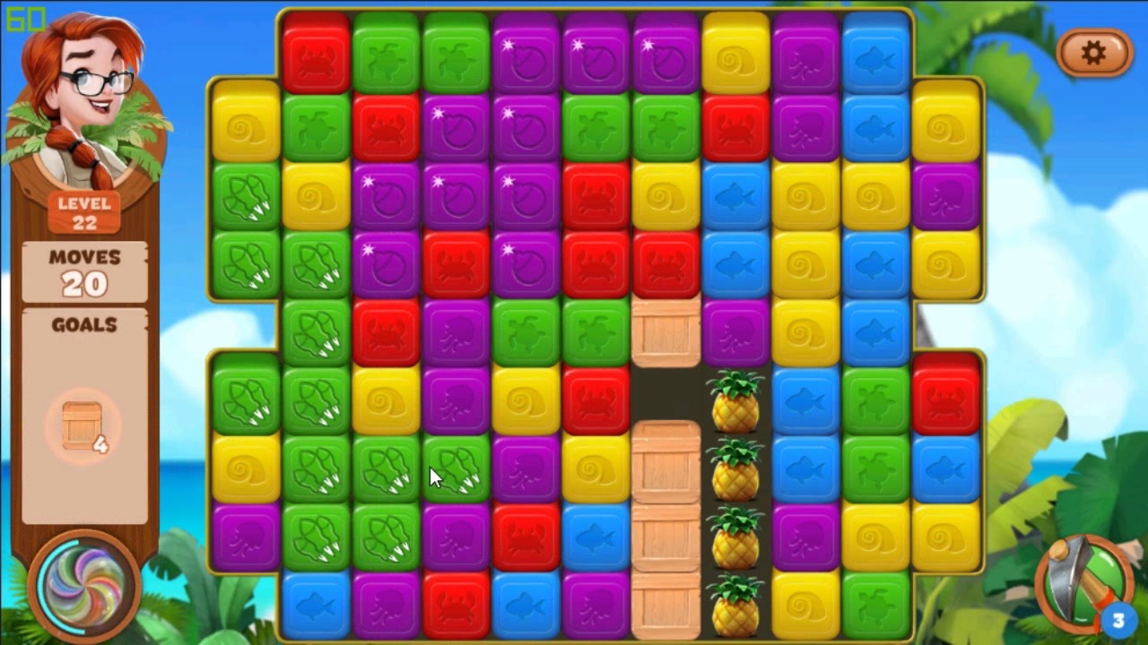 Lost Island Blast Adventure level 22