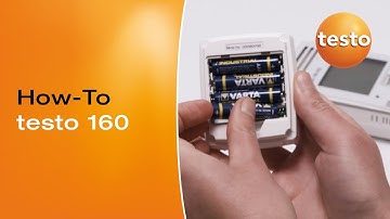 Datenlogger testo160 - Inbetriebnahme: Videoanleitung