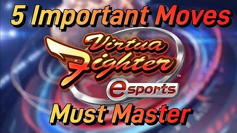5 Moves Will Make You Better In Virtua Fighter 5 Ultimate Showdown