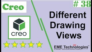 Different Drawing Views in Creo