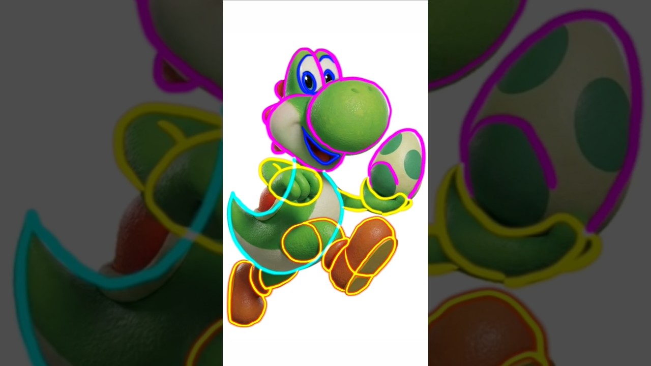 how to draw yoshi supermario galaxy moive