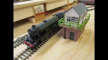 Buckland Junction Loft Model Railway 17. Signal Box Scratch & Bash Build, a kit conversion building.