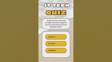 Quiz video 3 | Networking Quiz | Test Your Knowledge on Network Devices and Identifiers